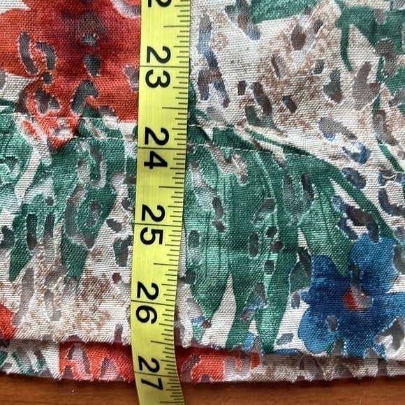 Vintage BonWorth shirt jacket with floral tropical print and cut out Size M - Picture 8 of 9